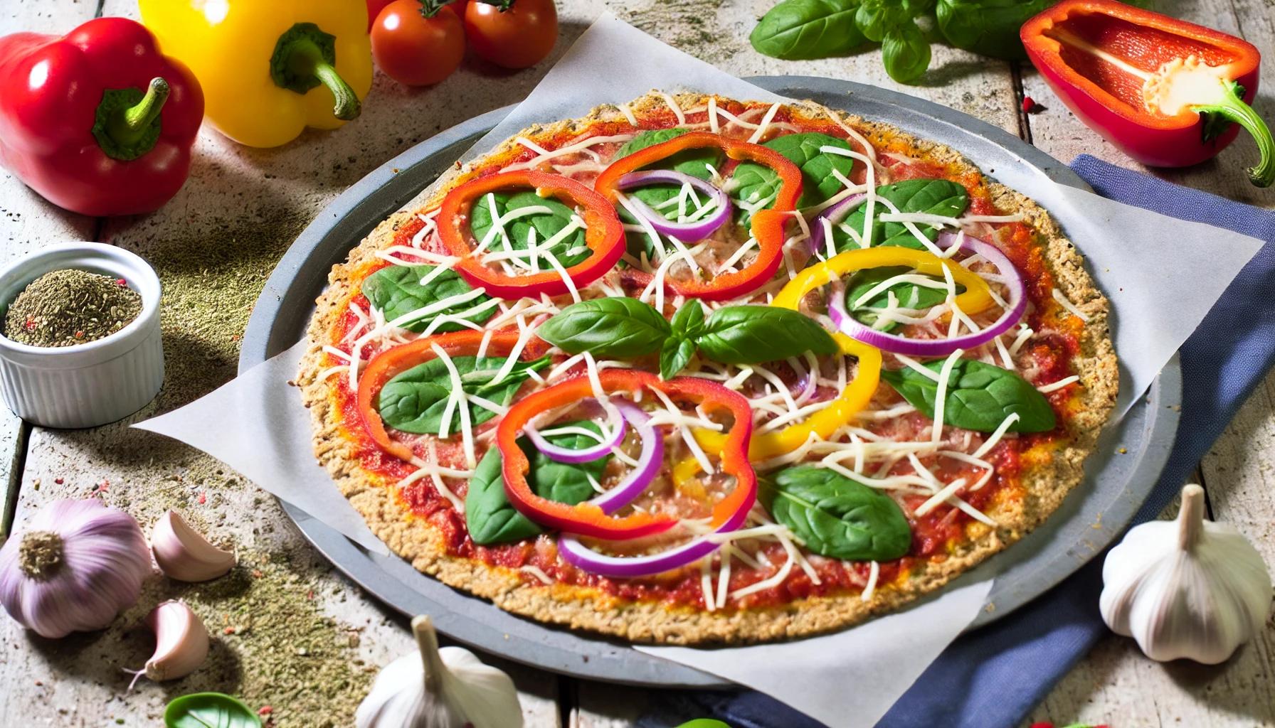 Pizza dietetica cu putine calorii - reteta usoara