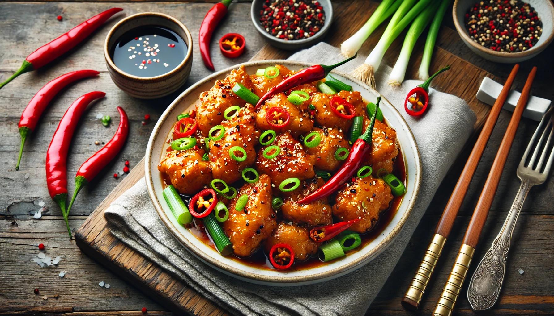Pui Picant Chinezesc - Reteta Delicioasa si Savuroasa