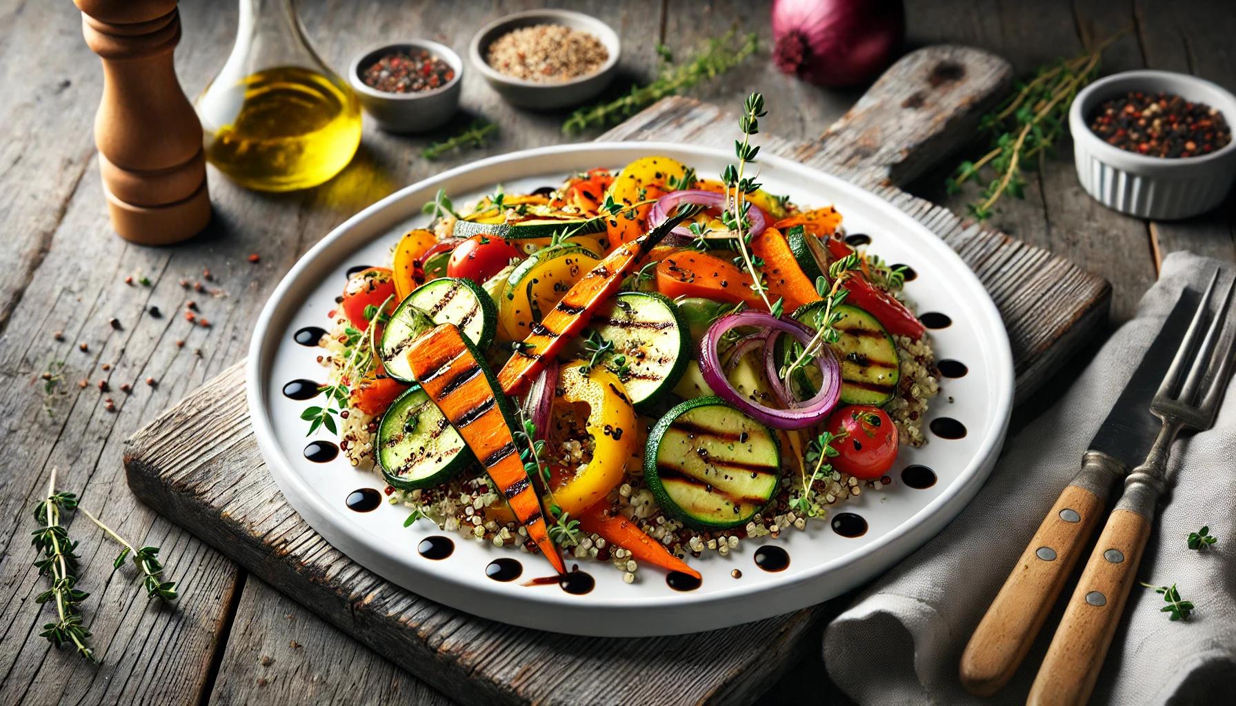 Quinoa cu legume la cuptor - reteta simpla si sanatoasa