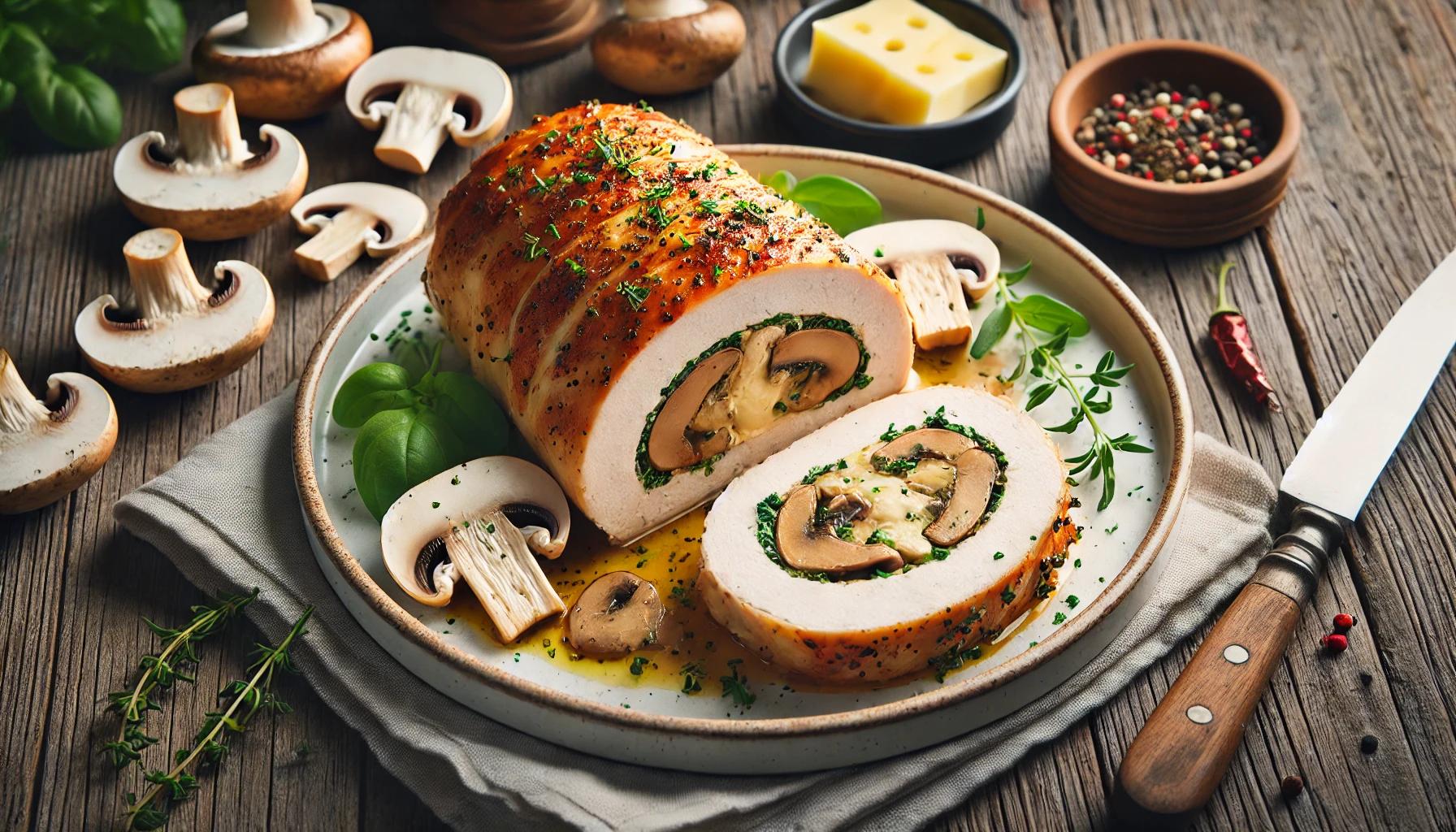 Rulada din pulpe de pui dezosate - reteta delicioasa
