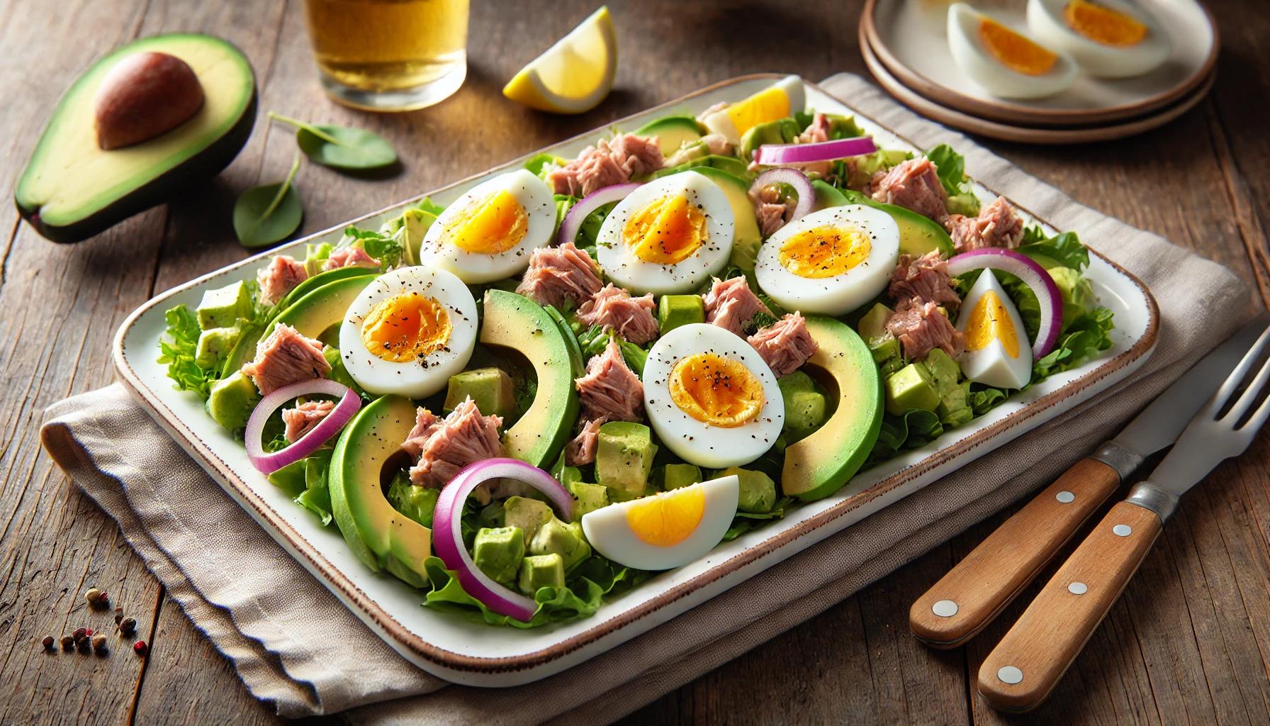 Salata cu ton si avocado - reteta sanatoasa si rapida