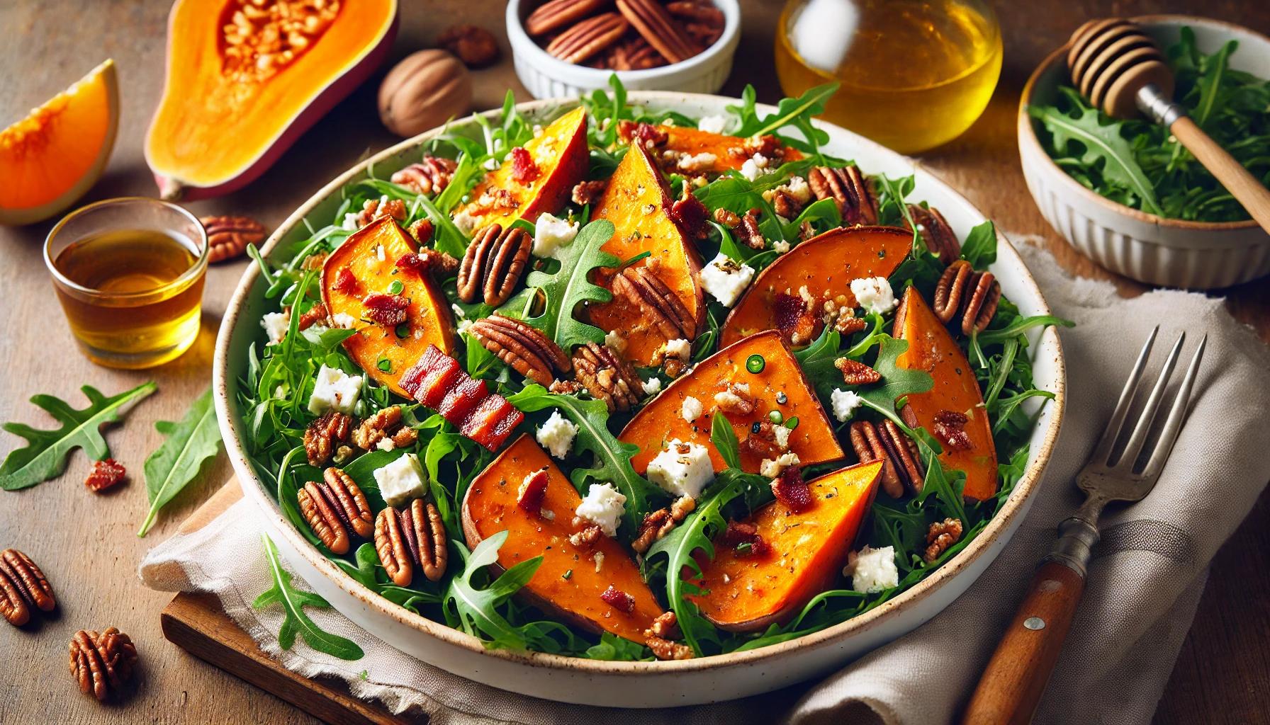 Salata de cartofi dulci cu miere si lamaie - Reteta sanatoasa