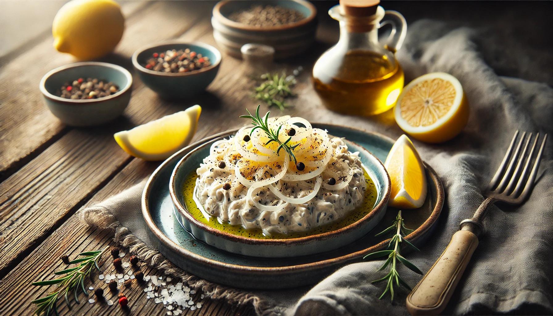 Salata de icre de soia (icre false) - reteta vegana
