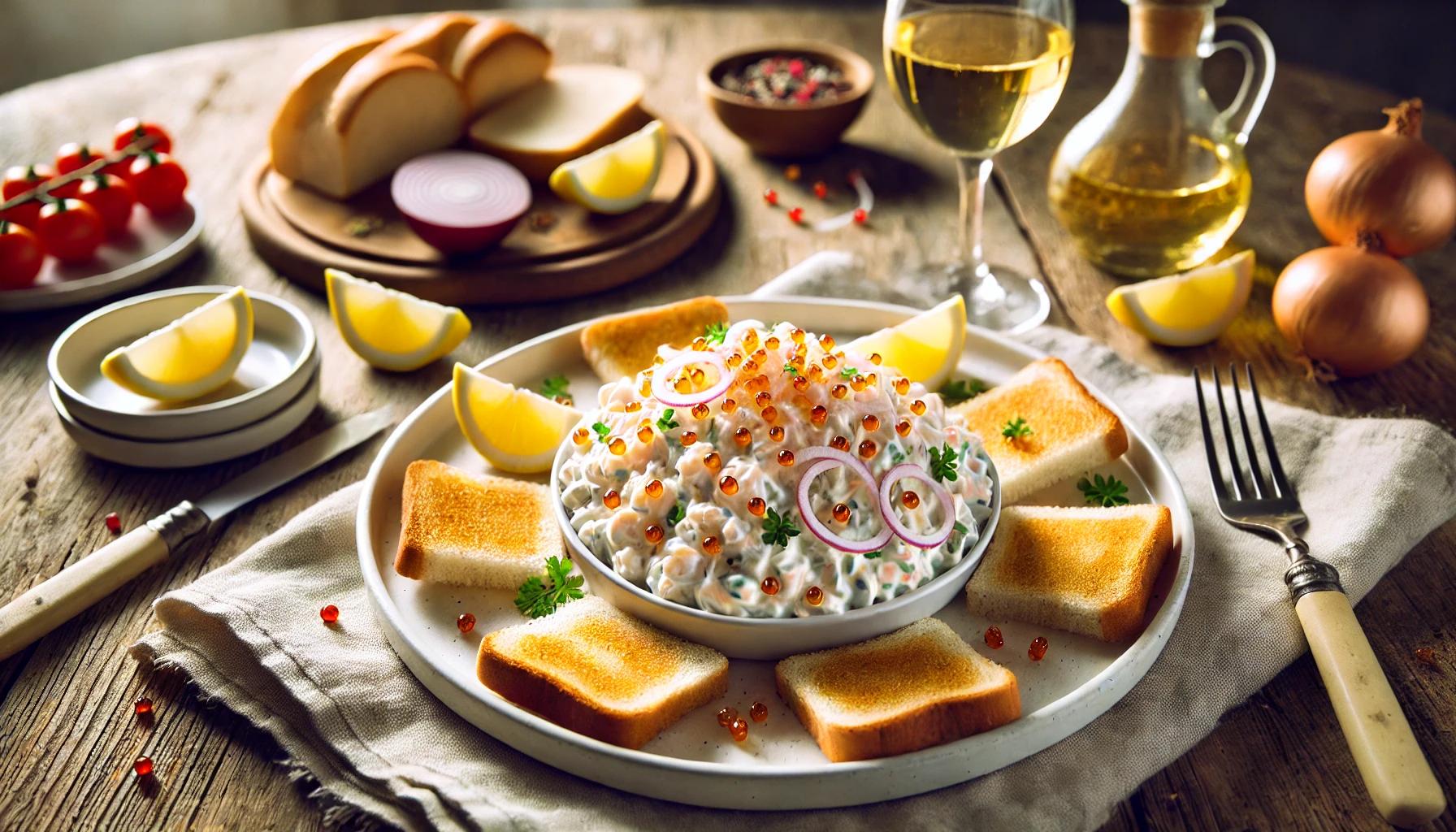 Salata de icre simpla si gustoasa