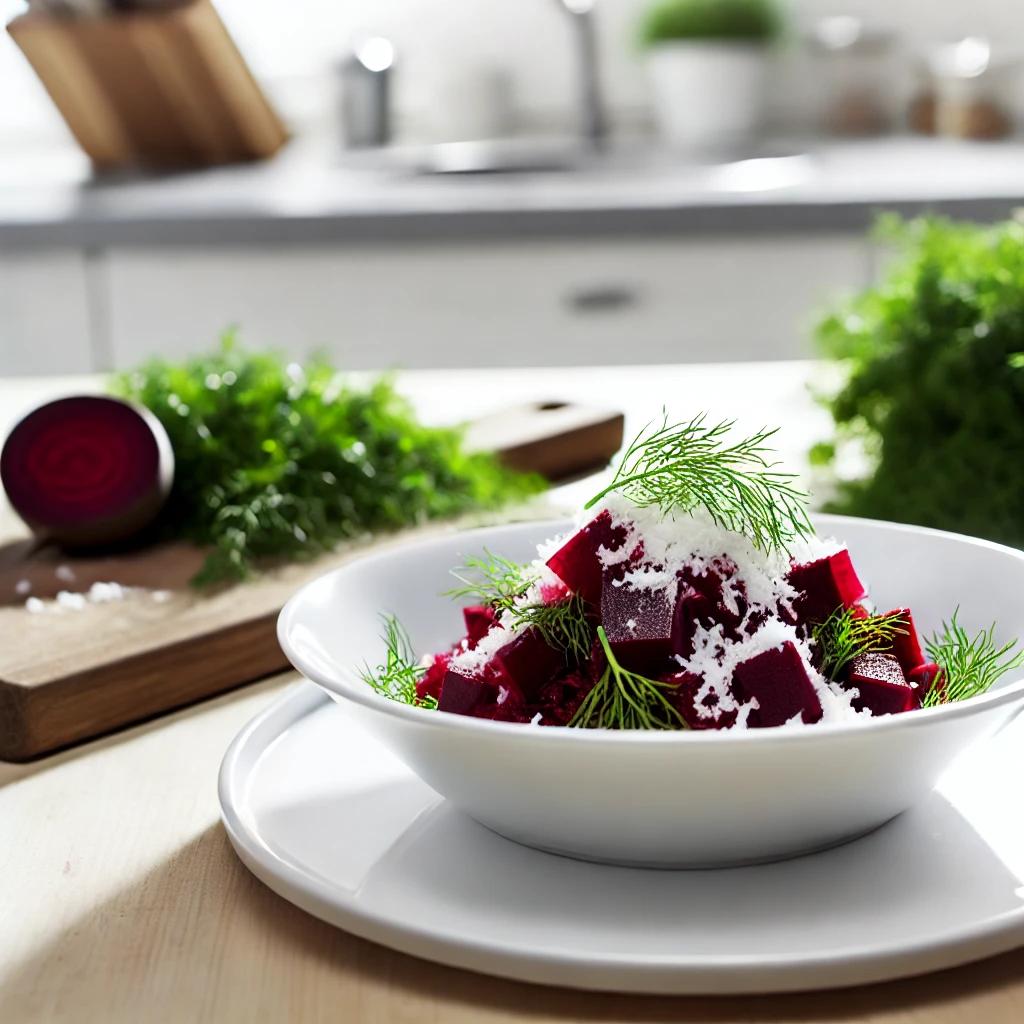 Salata de sfecla rosie cu hrean - reteta simpla si sanatoasa