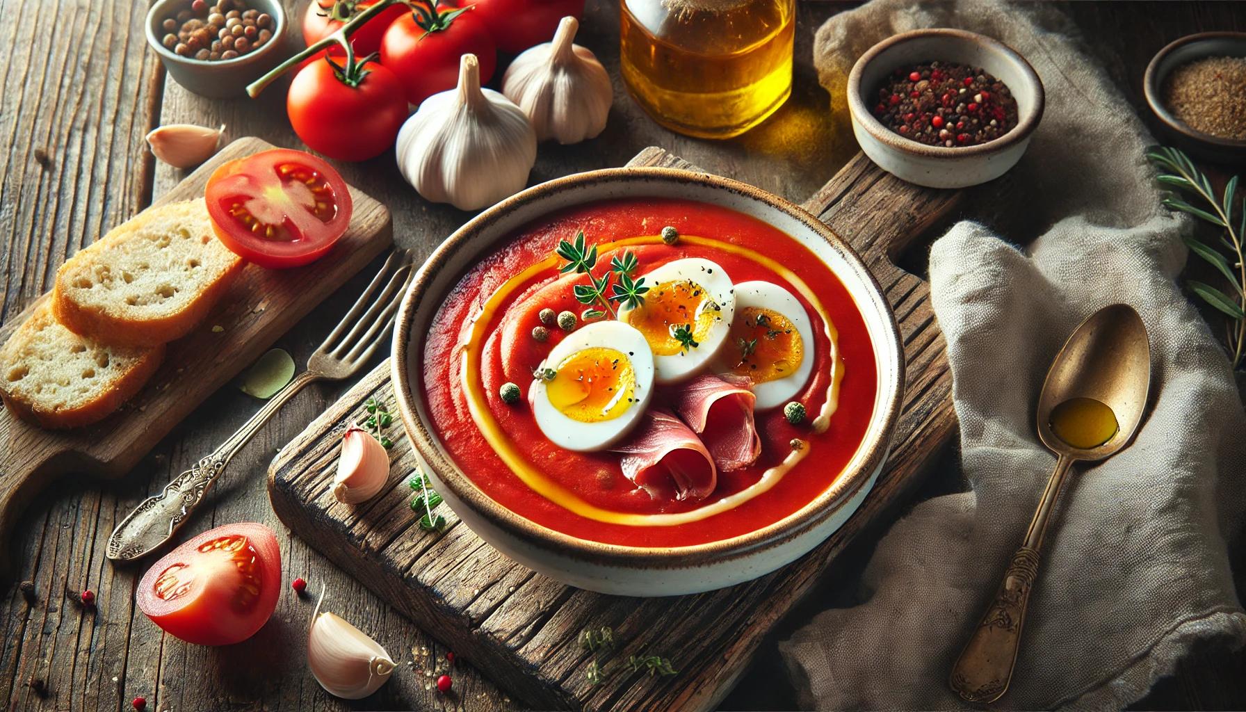 Salmorejo - supa de rosii in stil spaniol