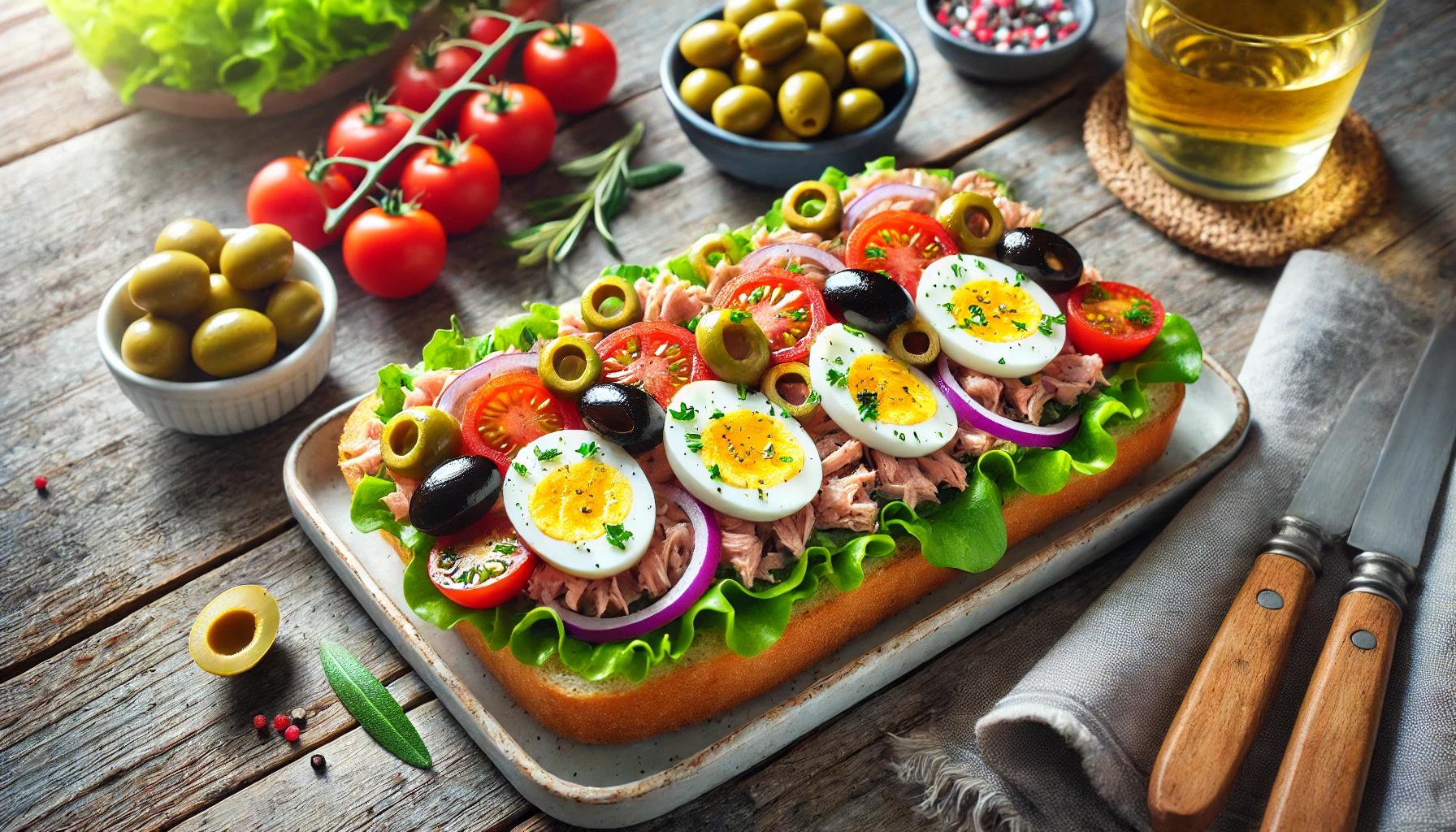 Sandviciuri Nicoise - gustare frantuzeasca