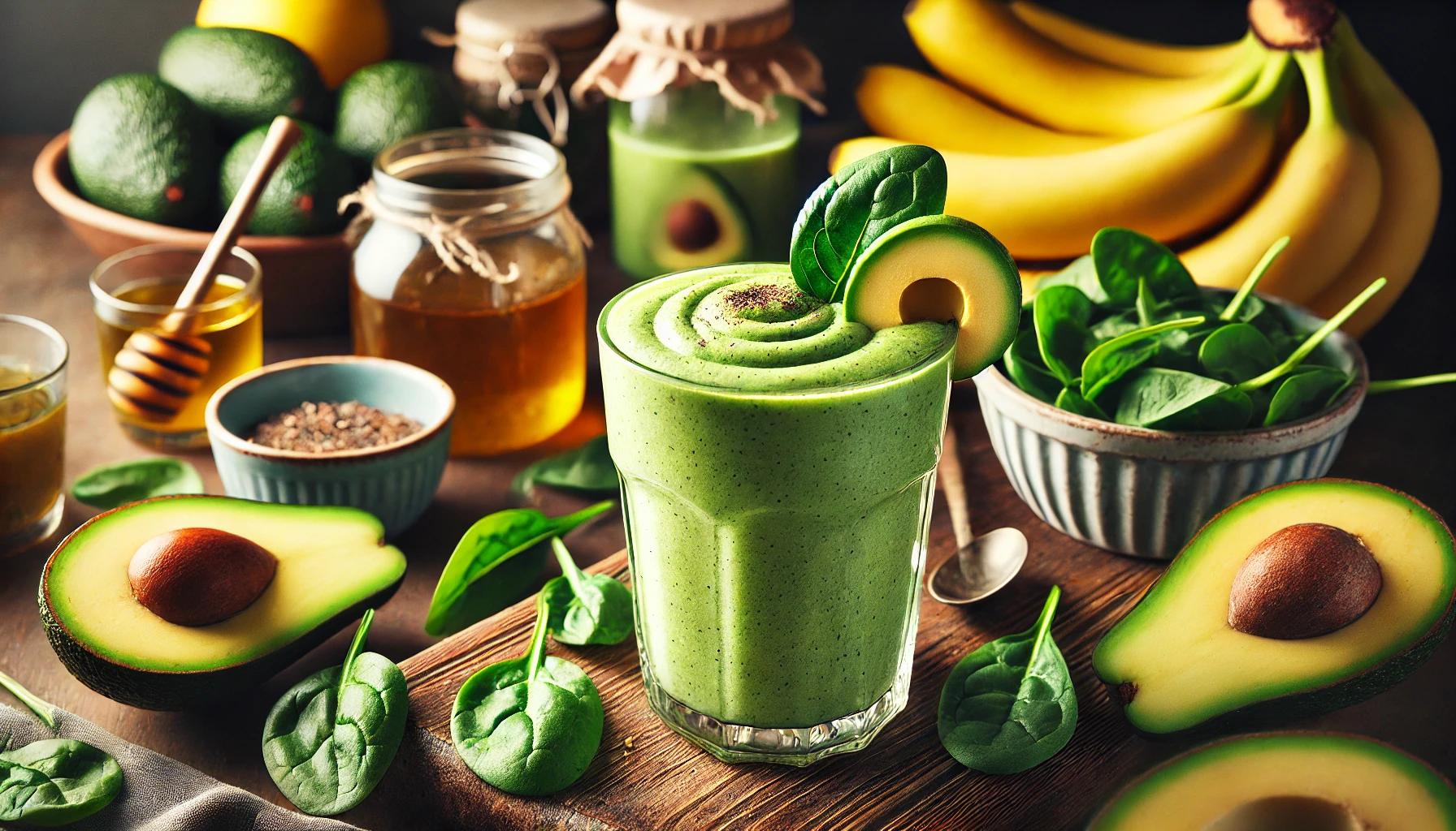 Smoothie cu avocado si spanac - reteta sanatoasa