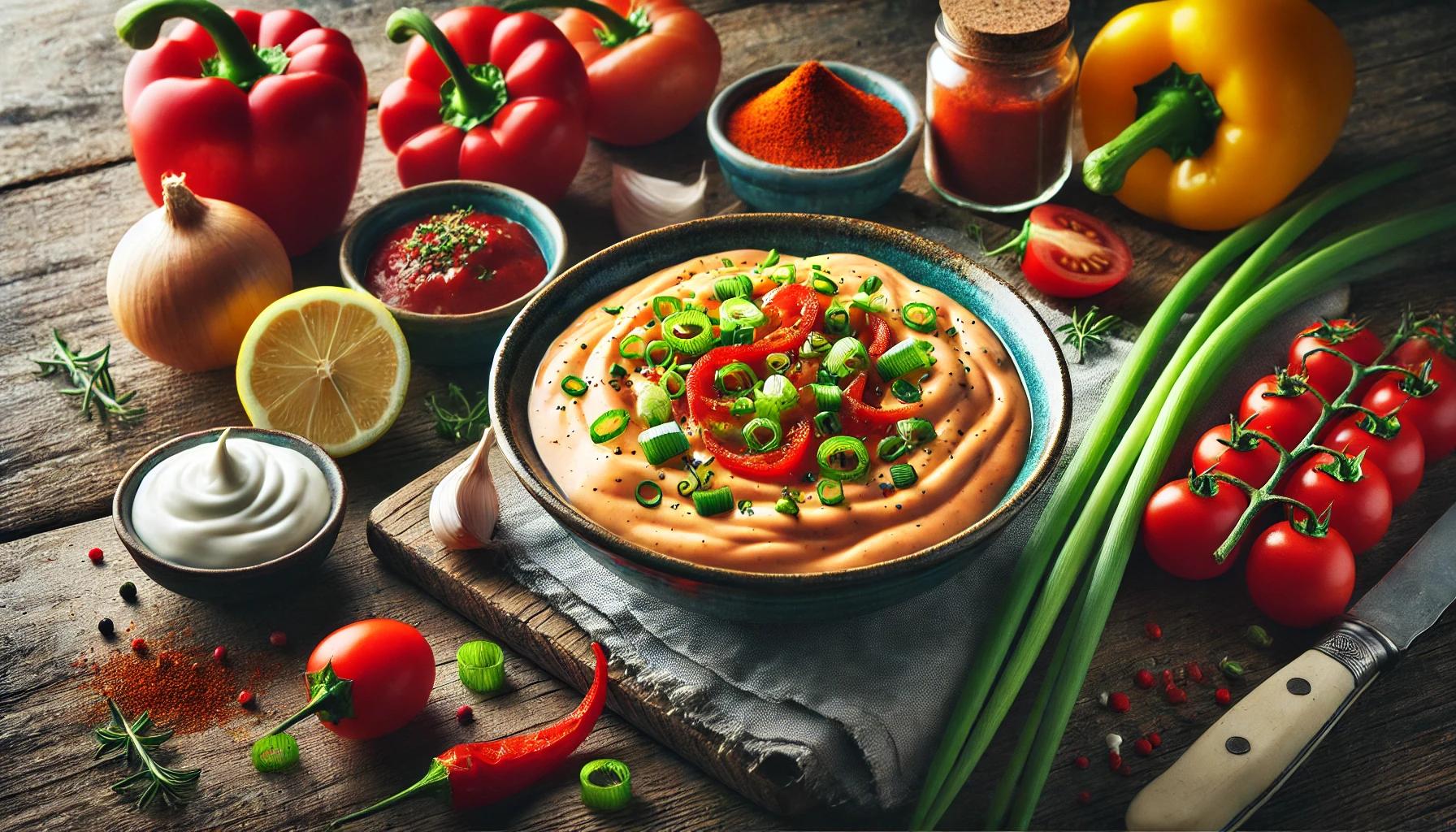 Sos Andaluz - sos belgian perfect pentru cartofii prajiti