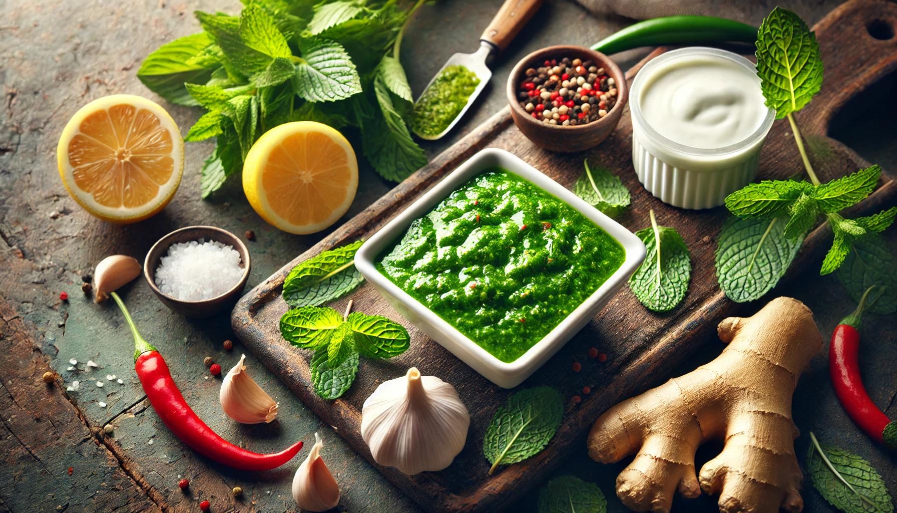 Sos de menta, in stil indian - Racoritor si aromat