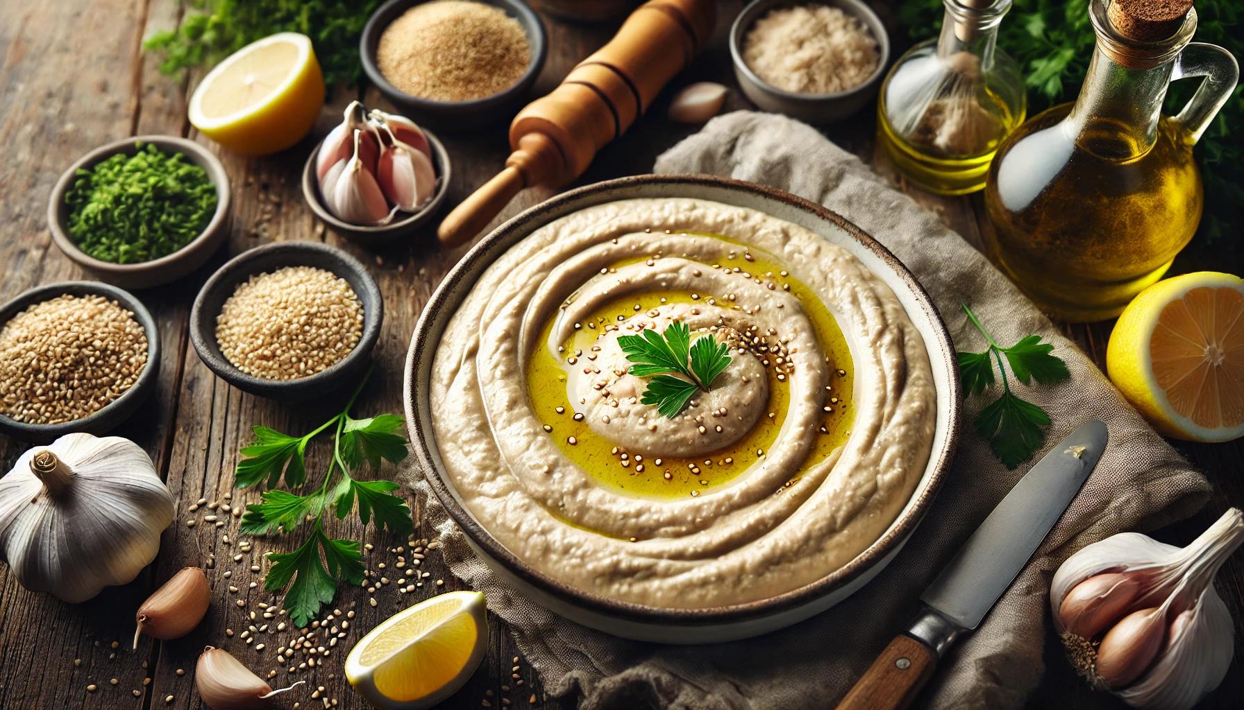 Sos tahini - Reteta originala de pasta de susan