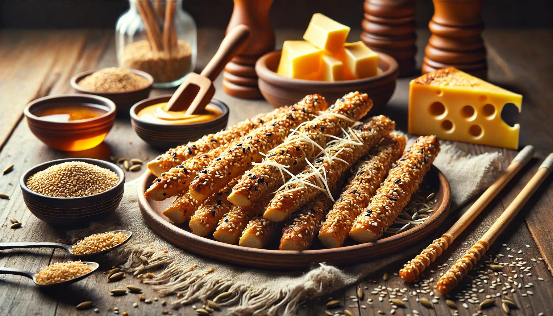 Sticksuri cu Branza si Chimion: Gustare Delicioasa in 30 de Minute