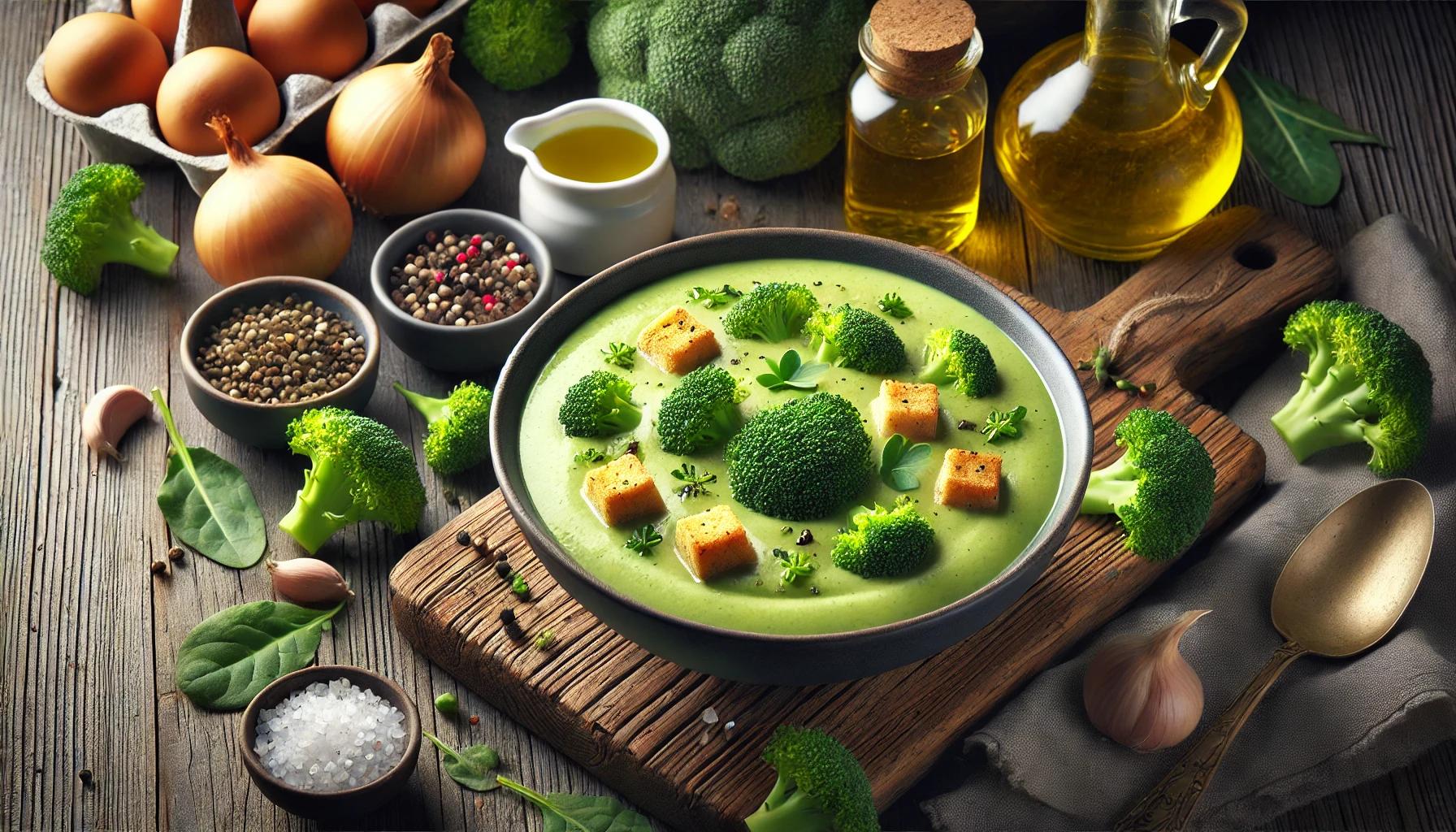 Supa crema de broccoli - reteta sanatoasa