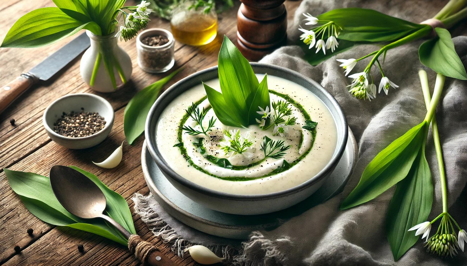 Supa crema de leurda sanatoasa