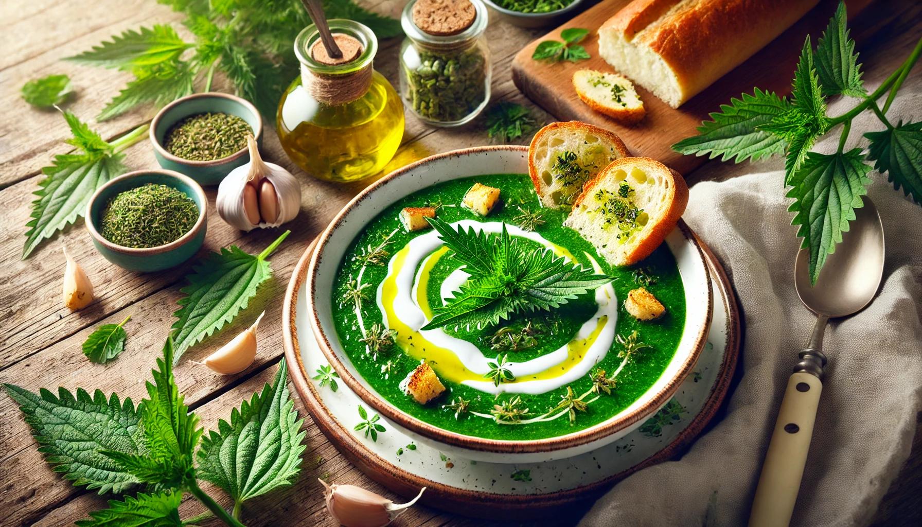 Supa crema de urzici - reteta simpla si rapida