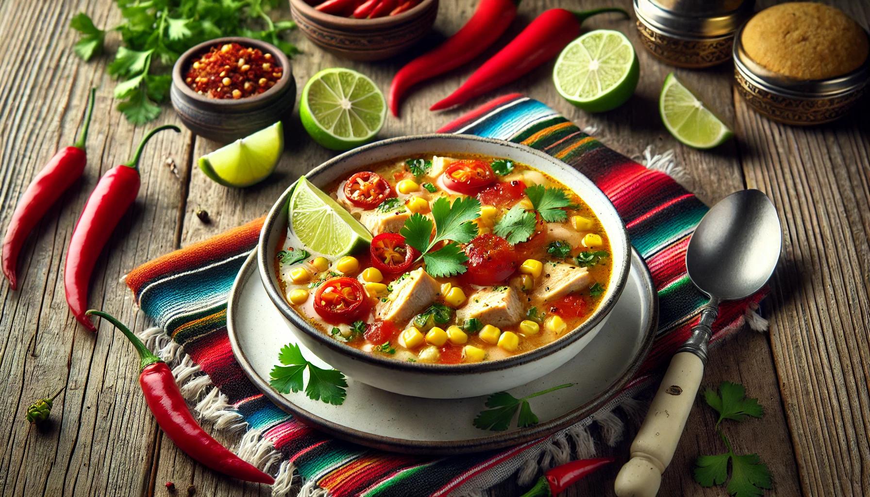 Supa mexicana de pui