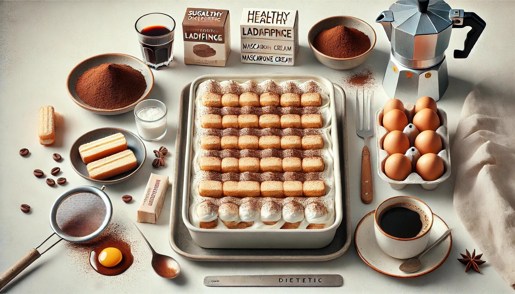 Tiramisu dietetic - sanatos si cu doar 180 calorii