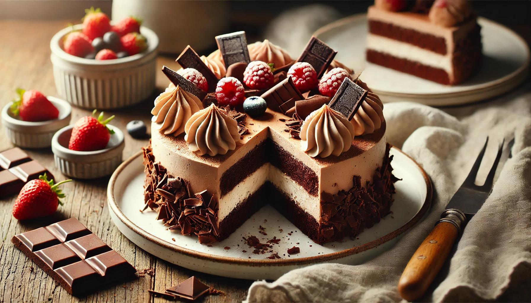 Tort de ciocolata cu crema de mascarpone