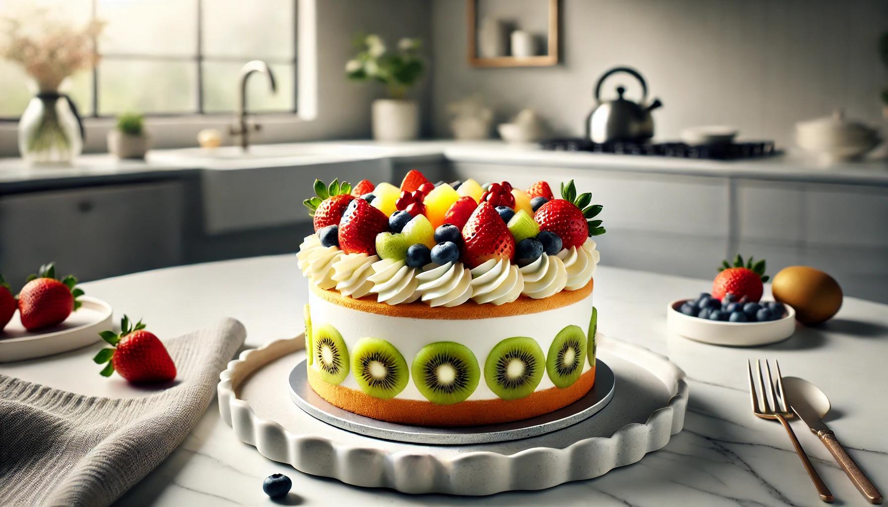 Tort racoros cu fructe