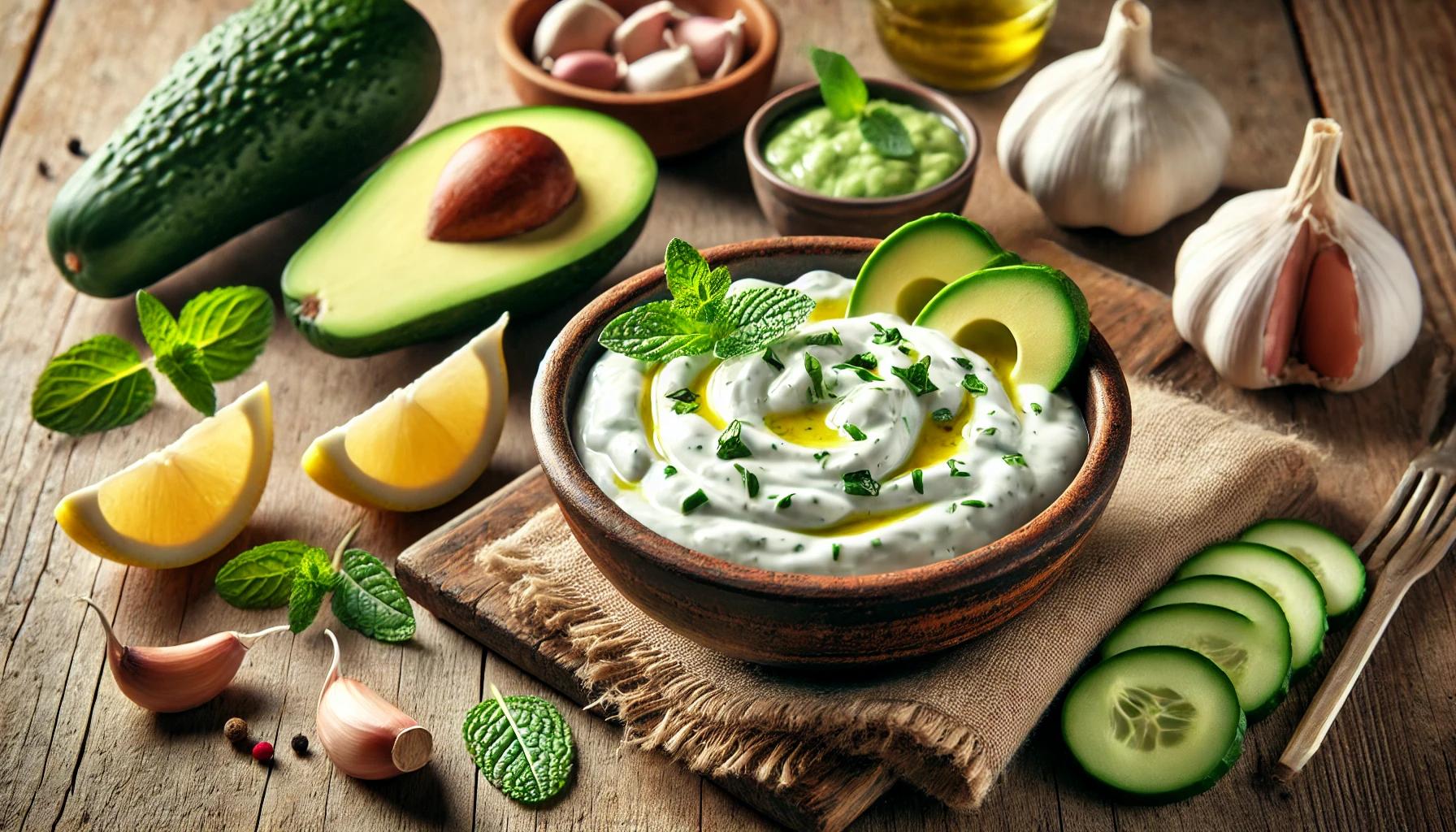 Tzatziki cu Avocado Racoritor pentru Zilele Fierbinti de Vara