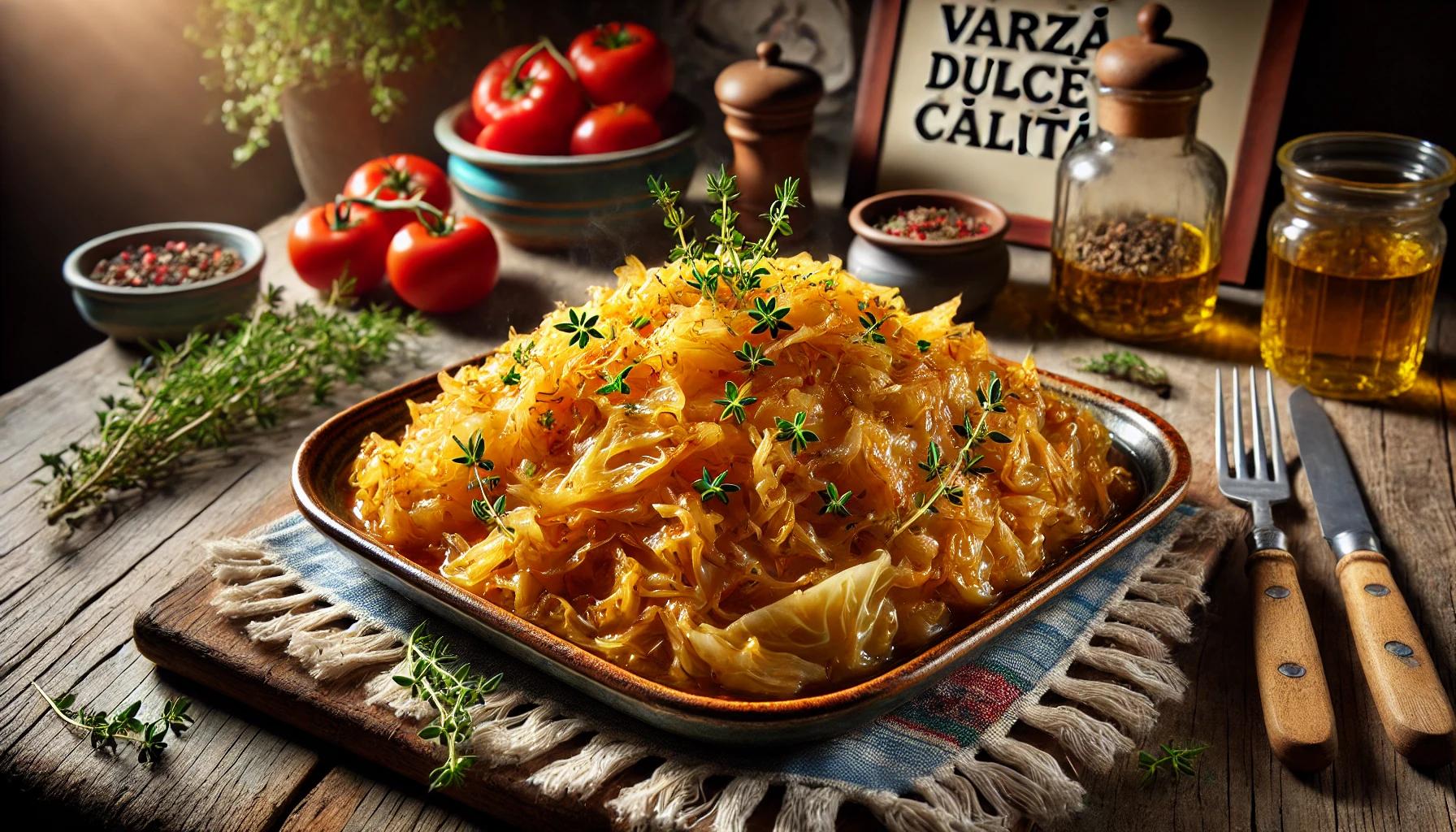 Varza dulce calita - reteta simpla si rapida